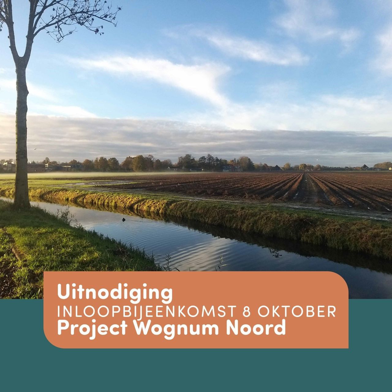 Inloopavond woningbouw Wognum Noord op 8 oktober